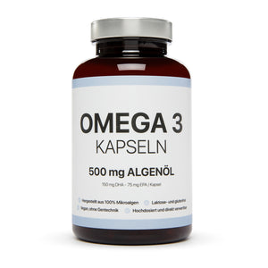 VEGANE OMEGA 3 KAPSELN ALGENÖL (DHA & EPA)